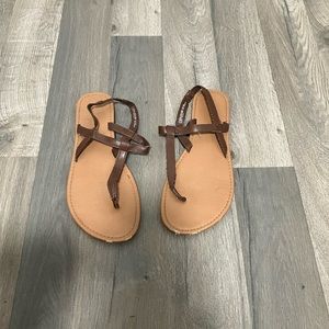 Brown Sandals. Slightly worn!